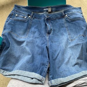 Denim shorts
